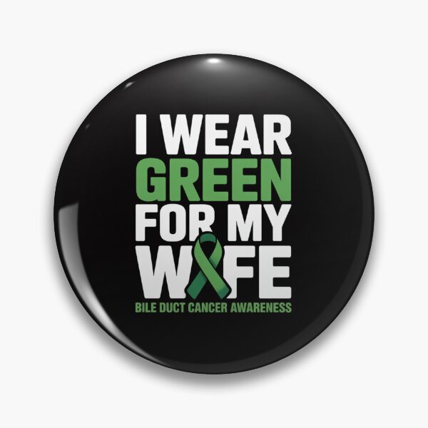 Item preview, Bile Duct Cancer Awareness Survivor Green Ribbon Wife Women designed and sold by tlallimicrichi.