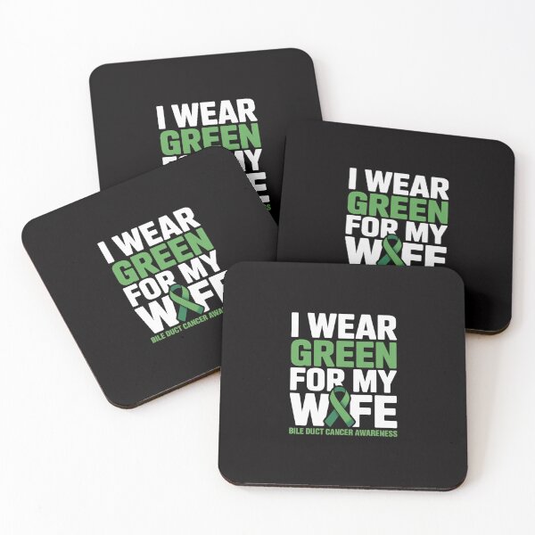 Item preview, Bile Duct Cancer Awareness Survivor Green Ribbon Wife Women designed and sold by tlallimicrichi.