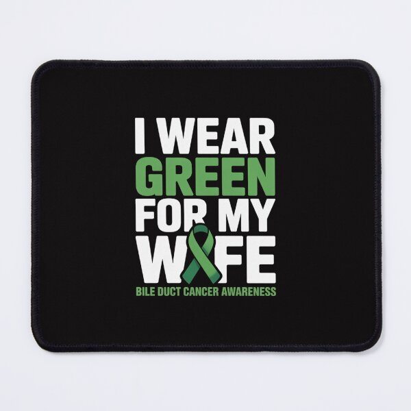 Item preview, Bile Duct Cancer Awareness Survivor Green Ribbon Wife Women designed and sold by tlallimicrichi.