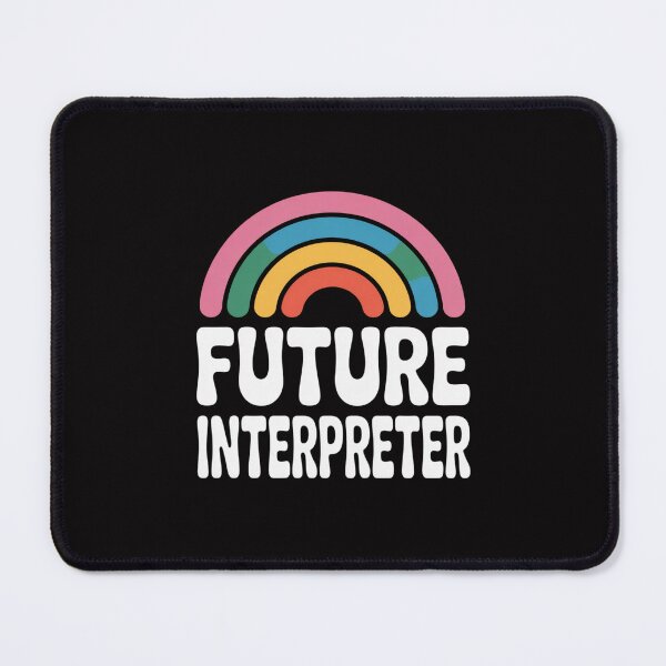 Item preview, Future Interpreter Bright Retro Rainbow Occupation designed and sold by tlallimicrichi.