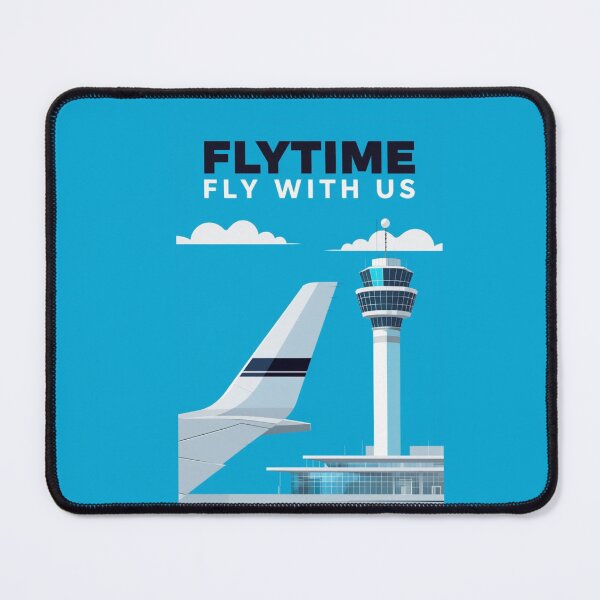 Item preview, Flytime poster: Fly with us at the airport designed and sold by Rue Market.