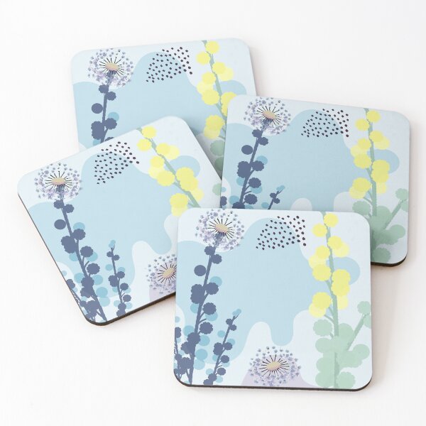 Item preview, Abstract Golden Wattle Modern Acacia Illustrative Design designed and sold by Vin  Zzep.
