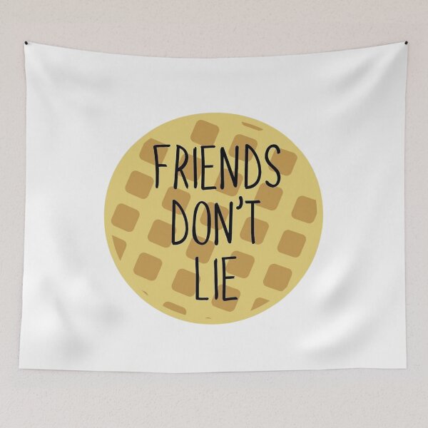 Item preview, Waffle Friends Don’t Lie True Friendship designed and sold by Oniyasha.