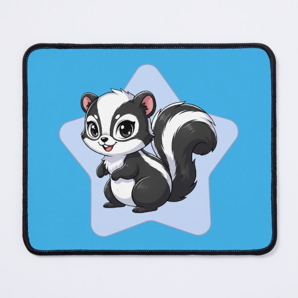 Item preview, Funny Little Skunk Whisperer Animal Art designed and sold by LinaValearte.