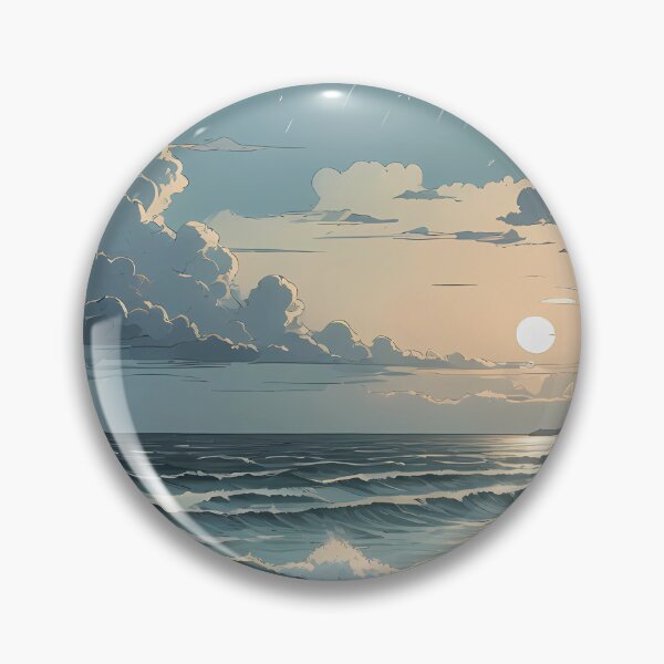 Item preview, Quiet Rain Over the Restless Sea designed and sold by HorizonHues.
