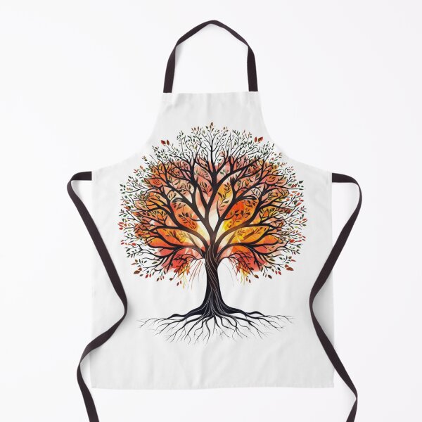 Item preview, Autumn tree with bright colors and roots designed and sold by Rue Market.