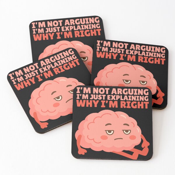 Item preview, Grumpy Brain - I'm Not Arguing I'm Just Explaining Why I'm Right designed and sold by legendaryskins.