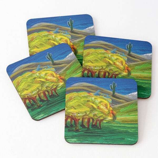 Item preview, Countryside Landscape with Small Church - Impressionist Digital Painting designed and sold by Keltoi-art.