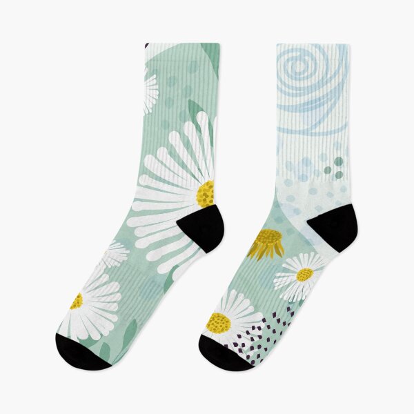 Item preview, Modern Abstract Botanical Seaside Daisy Design designed and sold by Vin  Zzep.
