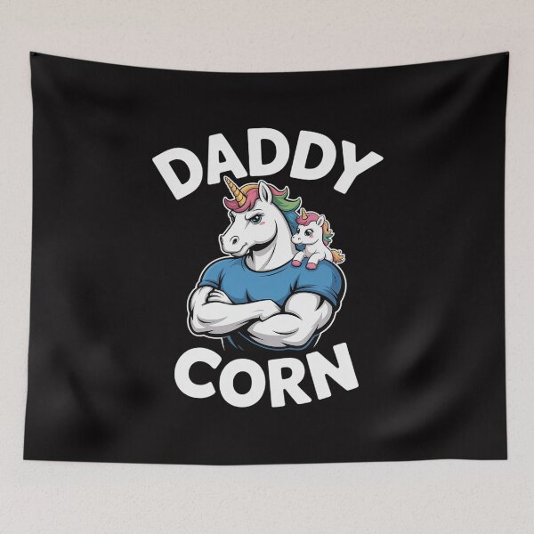Item preview, Daddycorn Muscle Unicorn Lovers Dad and Baby Father's Day designed and sold by tlallimicrichi.