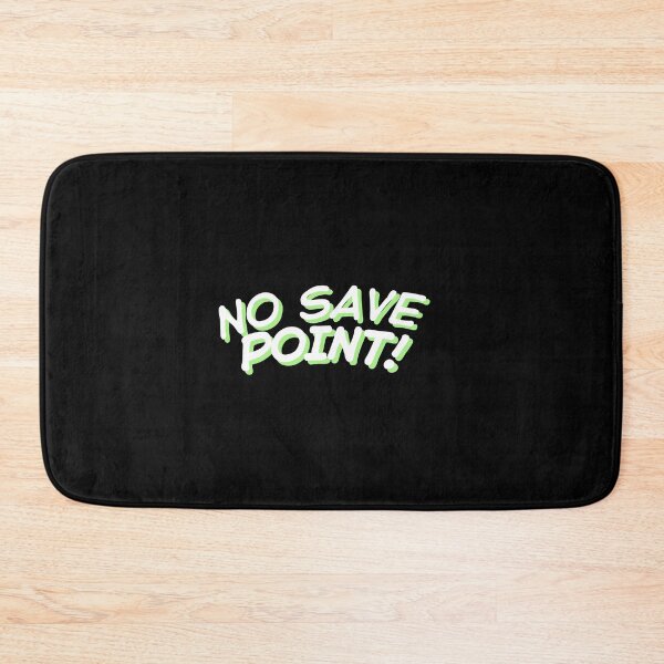 Item preview, NO SAVE POINT – Minimalist Motivational Design designed and sold by daila70.