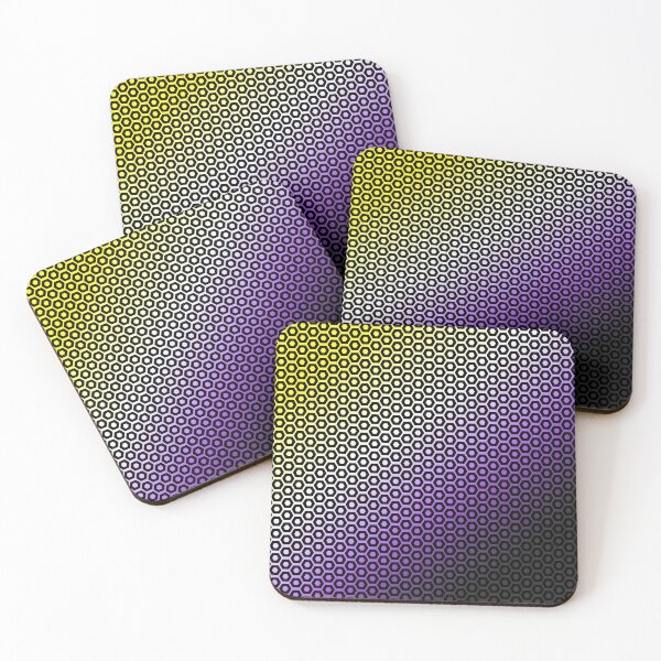 Item preview, Nonbinary Pride Honeycomb designed and sold by musicture.