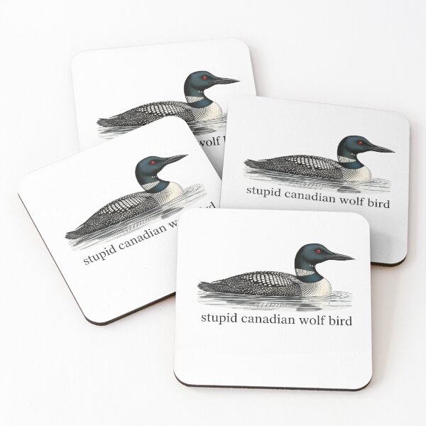 Item preview, stupid canadian wolf bird designed and sold by Hikmoi.