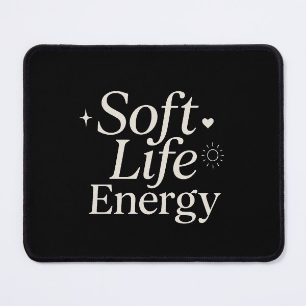 Item preview, Soft Life Energy Aesthetic Quote – Minimal Neutral Wall Art designed and sold by astersgraphics.