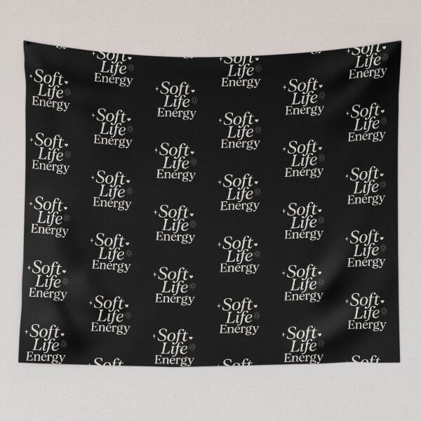 Item preview, Soft Life Energy Aesthetic Quote – Minimal Neutral Wall Art designed and sold by astersgraphics.