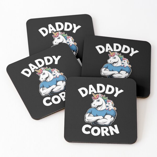 Item preview, Daddycorn Muscle Unicorn Lovers Dad and Baby Father's Day designed and sold by duolastgend.