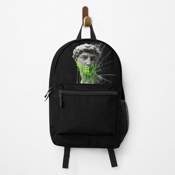 Item preview, Reality Is Buffering - Glitch Art Renaissance Statue Neon designed and sold by Design_Your_Day.