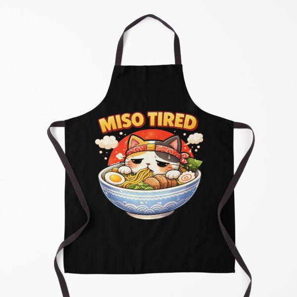 Item preview, Miso Tired Cat Ramen designed and sold by NitRes.
