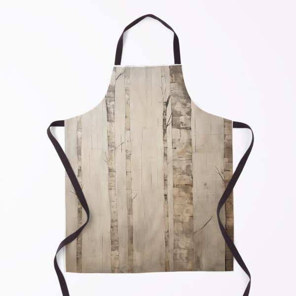 Item preview, Wabi sabi and japandi inspired neutral washed out abstract birch trees designed and sold by filigreedigital.