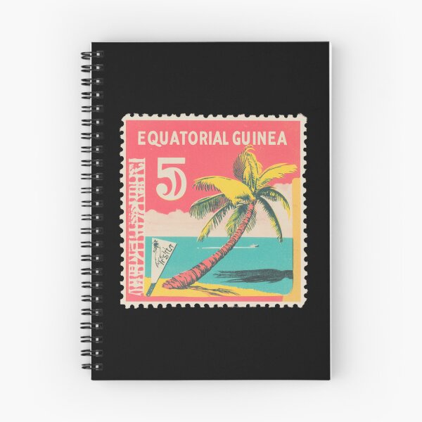 Item preview, Vintage Equatorial Guinea Postage Stamp Art - Tropical Coastal Palm designed and sold by tiigerdad.