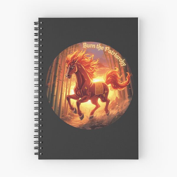 Item preview, Fire Horse - Burn the Patriarchy - Lunar New Year Chinese Zodiac - Feminism designed and sold by EvergreenRevolt.