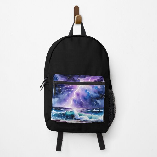 Item preview, Artistic view of a thunderstorms with lighting. designed and sold by Nomad-Maynard.