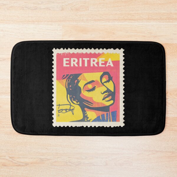 Item preview, Vintage Eritrea Postage Stamp Art - Stylized Modernist Portrait designed and sold by tiigerdad.