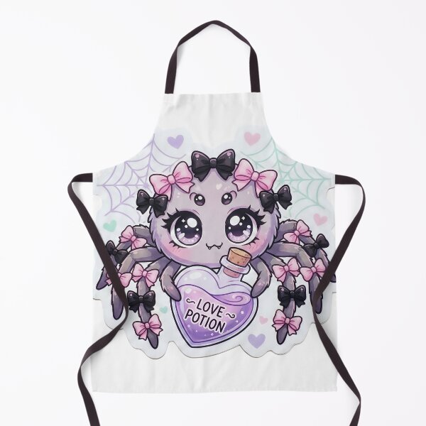 Item preview, Kawaii Pastel Goth Spider Love Potion Coquette Bows Cute Spooky Valentine designed and sold by StickyGuys.