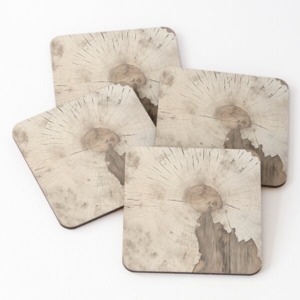 Item preview, Wabi sabi and japandi inspired abstract chipped distressed tree texture in neutral designed and sold by filigreedigital.