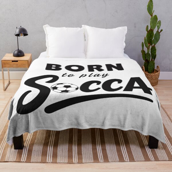 Item preview, Born To Play Socca designed and sold by Anniko Art Studio.