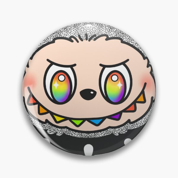 Item preview, Punk Rainbow Labubu  designed and sold by bunnyilustra.