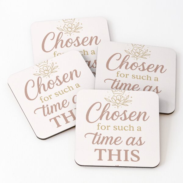 Item preview, Chosen for Such a Time as This – Christian Faith Quote Wall Art designed and sold by astersgraphics.