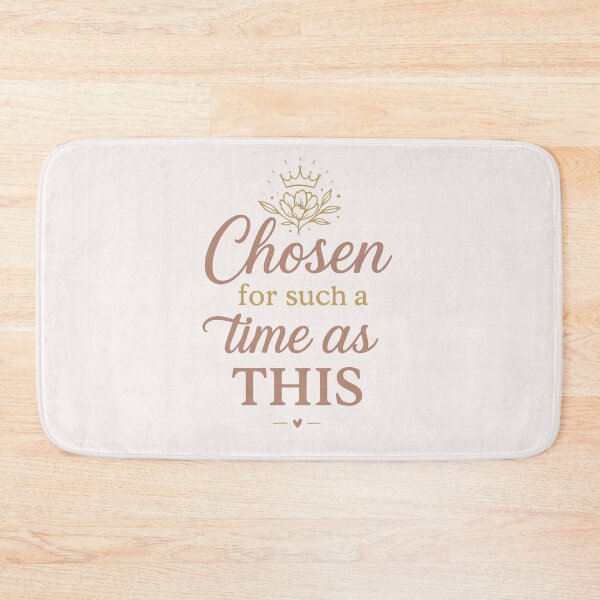 Item preview, Chosen for Such a Time as This – Christian Faith Quote Wall Art designed and sold by astersgraphics.