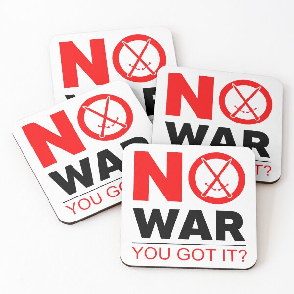 Item preview, You Got It; No War; Anti War Motif;  designed and sold by StickerApe.