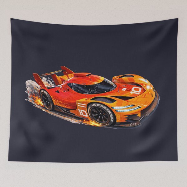 Item preview,  High-Speed Race Car Illustration – Motorsport Art 1 designed and sold by VoglR.