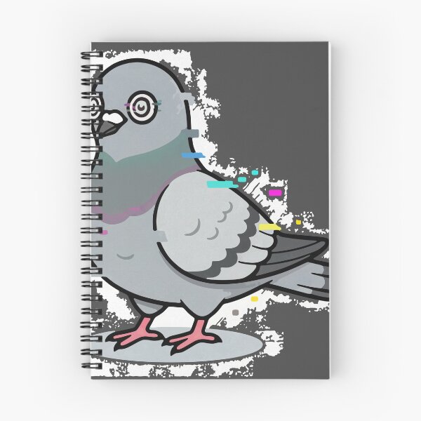 Item preview, Glitchy Pigeon - No Thoughts Just Daily Office Brain Fog designed and sold by misticalplace.