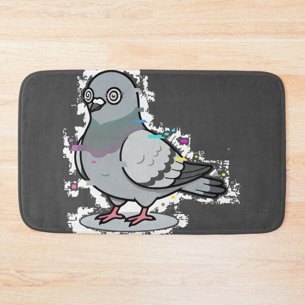 Item preview, Glitchy Pigeon - No Thoughts Just Daily Office Brain Fog designed and sold by misticalplace.