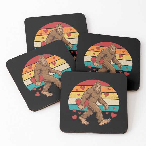 Item preview, Bigfoot Love Tee – Valentine’s Day Sasquatch Heart Shirt, Cute Retro Romance Gift designed and sold by saloui.