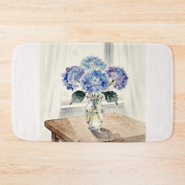 Item preview, Blue and Purple Hydrangeas #4 designed and sold by Helios Be. Lavsh.