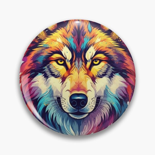 Item preview, Inkpunk Wolf designed and sold by NerdyComfy.