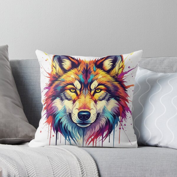 Item preview, Inkpunk Wolf designed and sold by NerdyComfy.