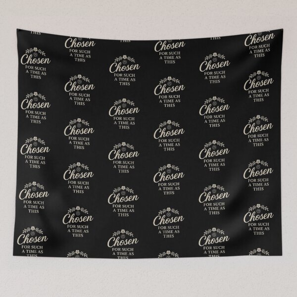 Item preview, Chosen for Such a Time as This – Christian Faith Quote Wall Art designed and sold by astersgraphics.