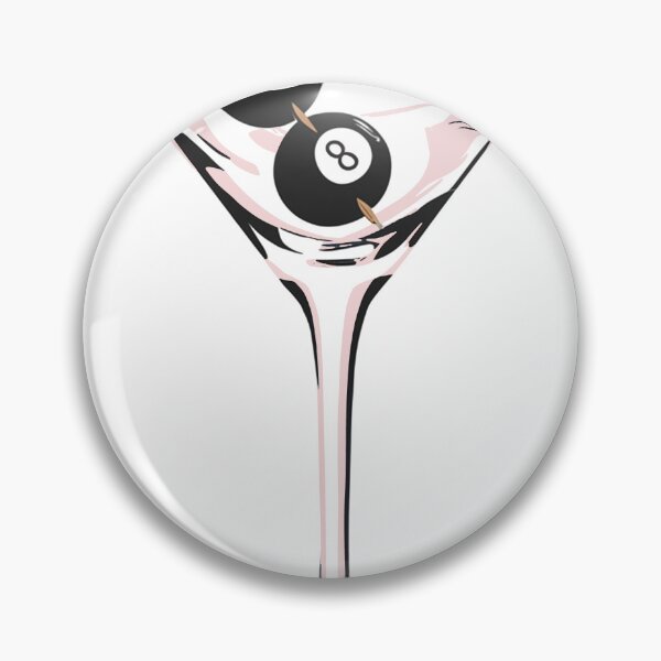 Item preview, Martini Eight Ball Pink designed and sold by GlowinUp Shop.
