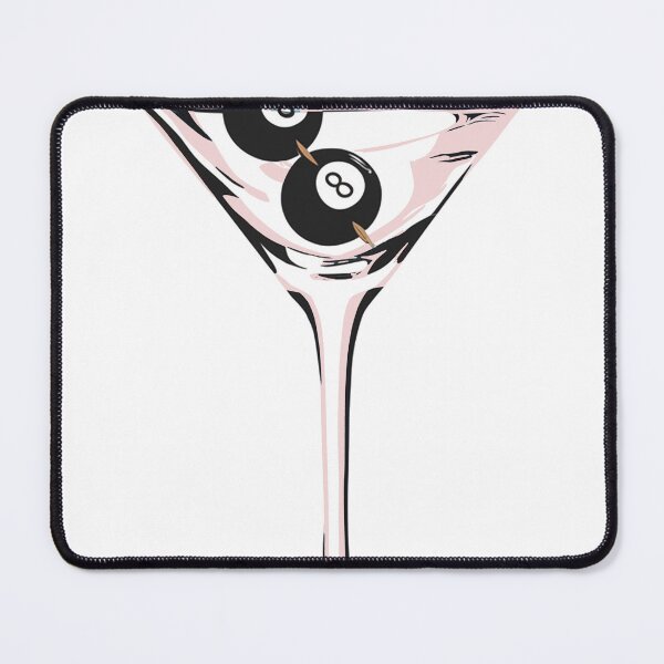 Item preview, Martini Eight Ball Pink designed and sold by GlowinUp Shop.
