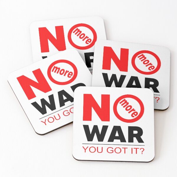 Item preview, No More War; You Got It; Anti War Motif;  designed and sold by StickerApe.