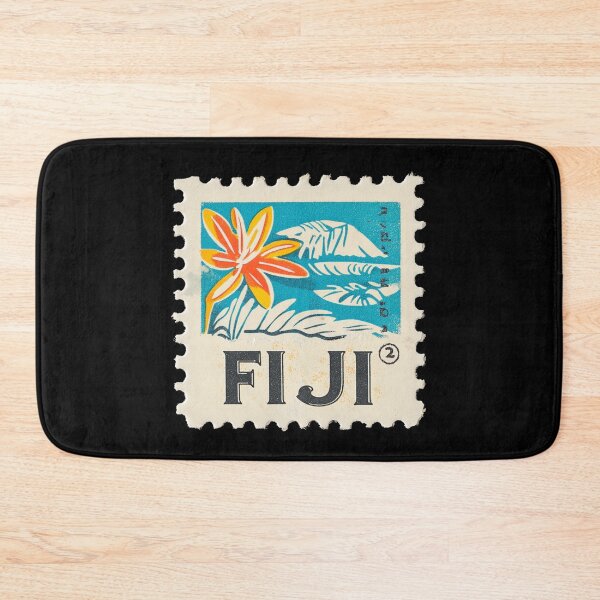 Item preview, Vintage Fiji Postage Stamp Art - Tropical Floral Paradise designed and sold by tiigerdad.