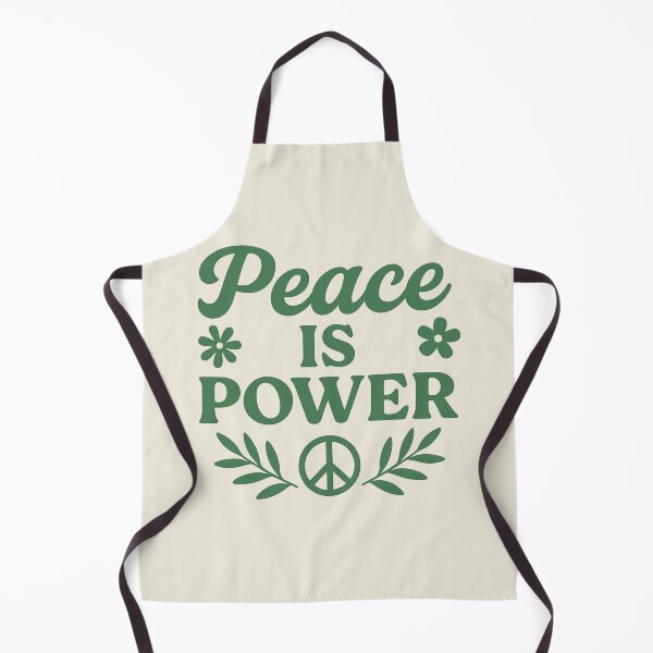 Item preview, Peace Is Power – Minimalist Peace Sign Quote Design designed and sold by astersgraphics.
