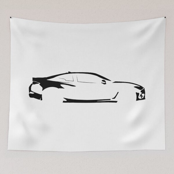 Item preview, Q60 Red Sport (2020) Minimalist Car Silhouette (Black) designed and sold by FearnCreative.