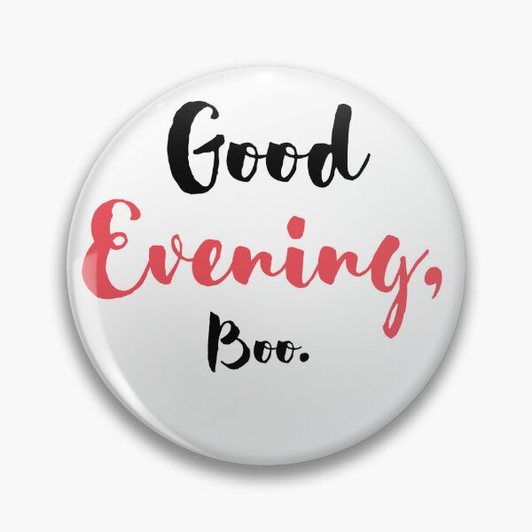 Item preview, Good Evening Boo Print designed and sold by AzhPrintShop.