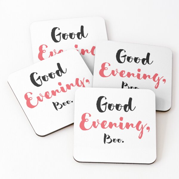 Item preview, Good Evening Boo Print designed and sold by AzhPrintShop.